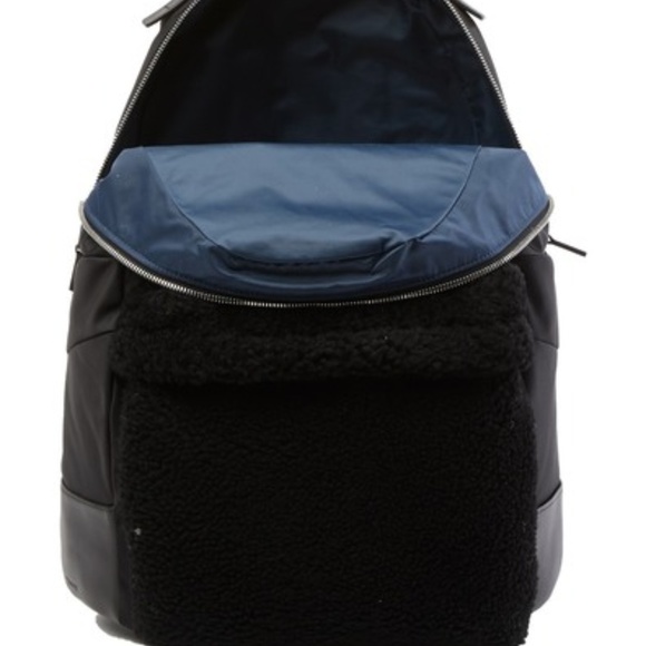Theory Shearling Trimmed Backpack - Picture 2 of 6